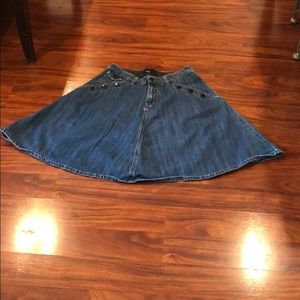 Flippa  K denim circular skirt